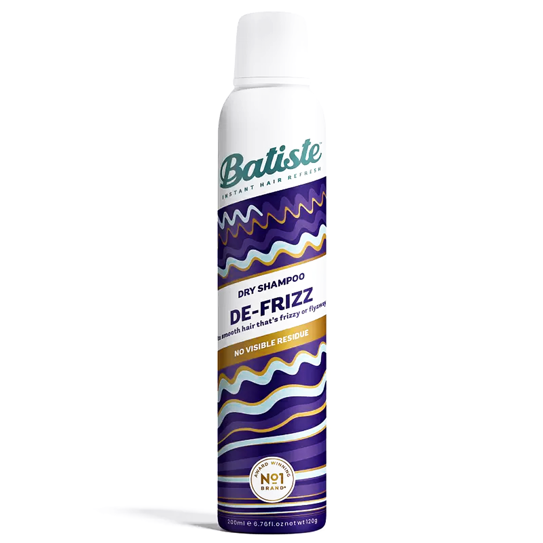 5010724532973 Сухой шампунь BATISTE DE-FRIZZ для непослушных и вьющихся волос, ( 200 мл)